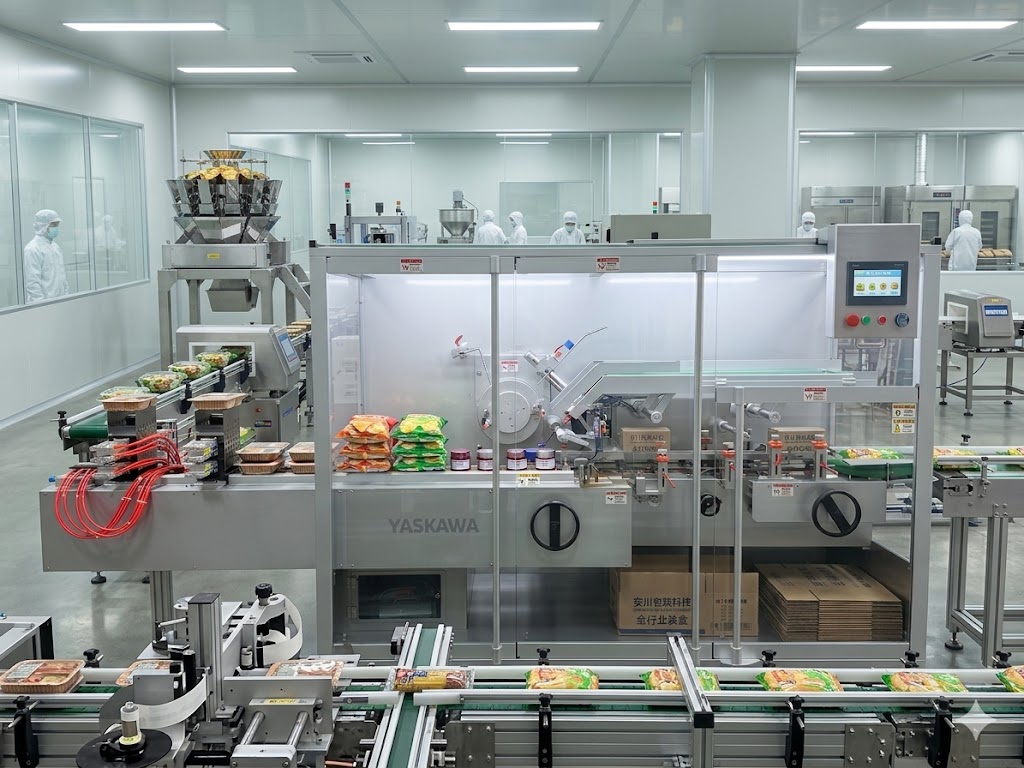 食品装盒机背景图